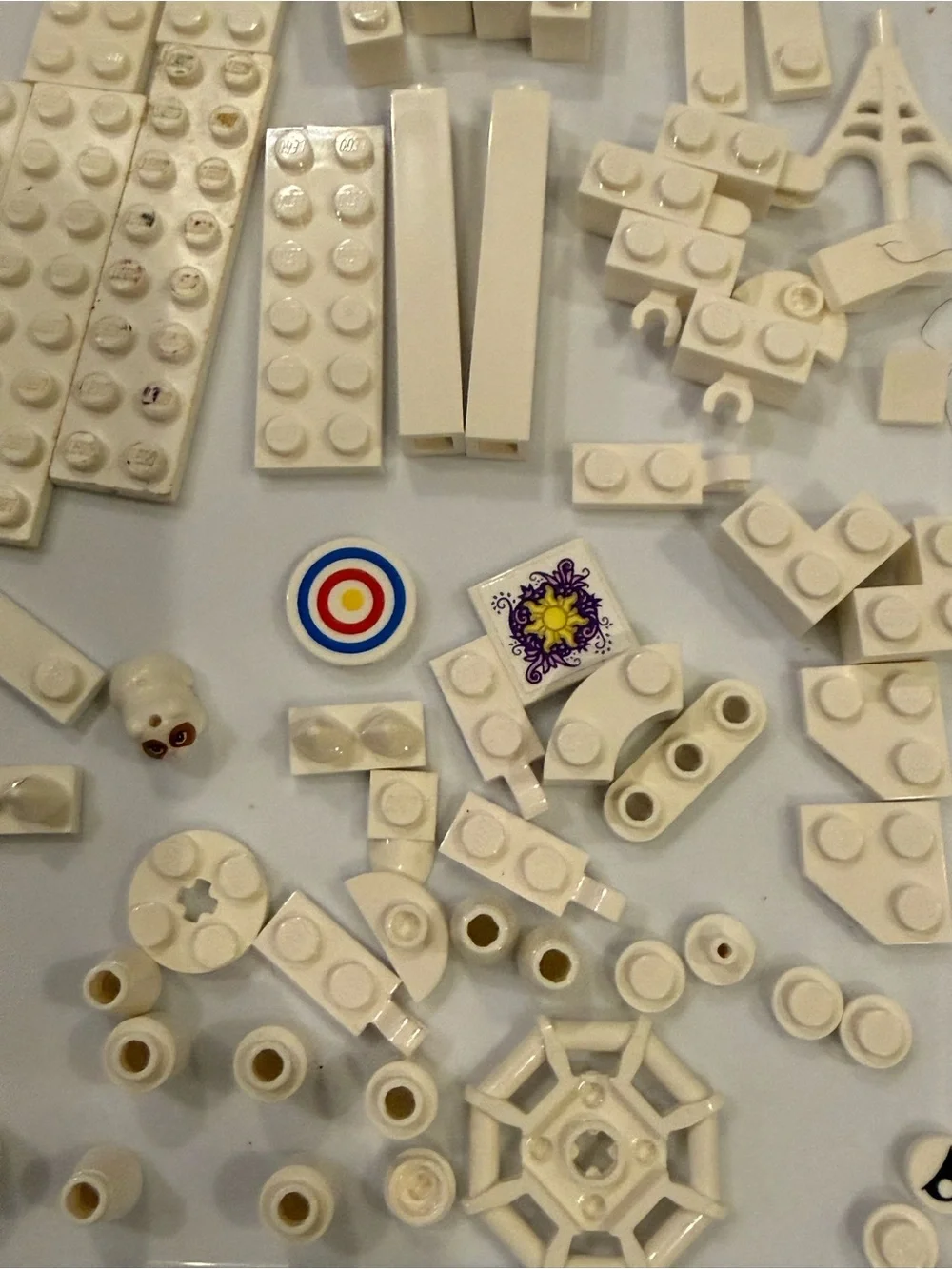 LEGO white Tonka boat pieces parts blocks elements lot